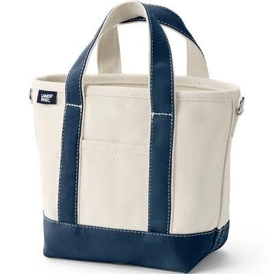 bag Lands' End 3-Pocket Open Top Canvas Tote Bag Target $29.95