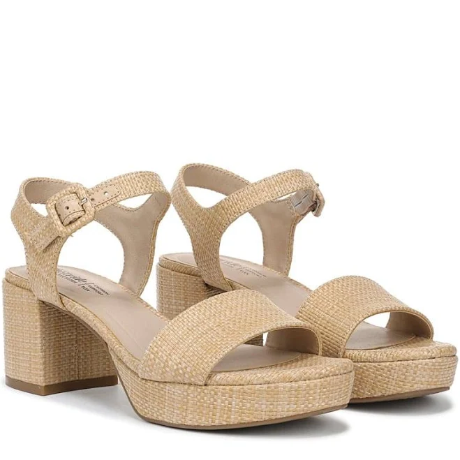 shoes LifeStride Women's Rhythmn Platform Block Heel Sandals Famous Footwear $52.99
