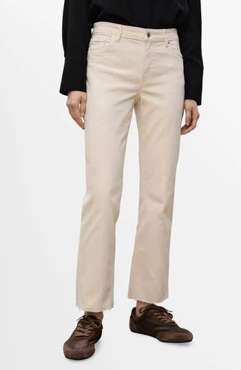 jeans MANGO Women's Sienna Flared Cropped Jeans Nordstrom Rack $49.99