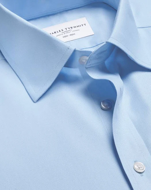 top Men's Charles Tyrwhitt Non-Iron Twill Dress Shirt Charles Tyrwhitt US $44.75