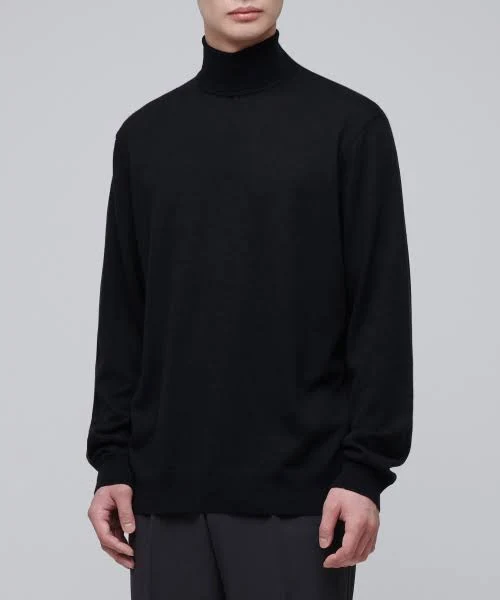 top Merino Wool Blend High Gauge Turtleneck Knit MUSINSA $39