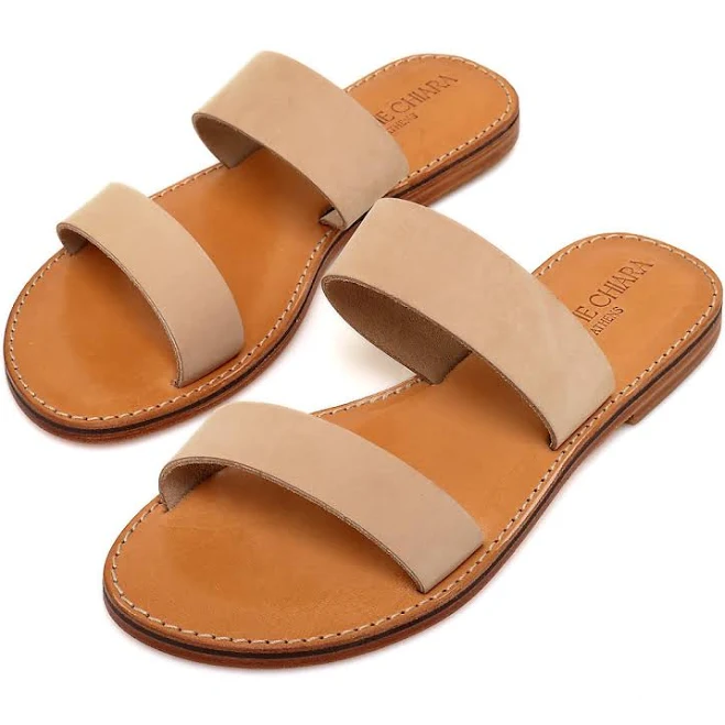shoes Minimalist Two Strap Leather Sandals Etsy - ChristieChiaraSandal $84.61