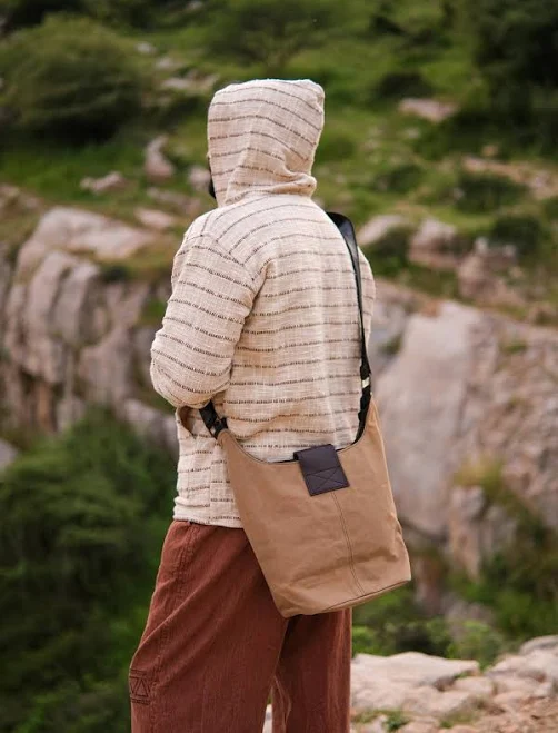 bag Nomad Minimalist Canvas Hobo Crossbody Bag Etsy - CrystalHealStore $42.61