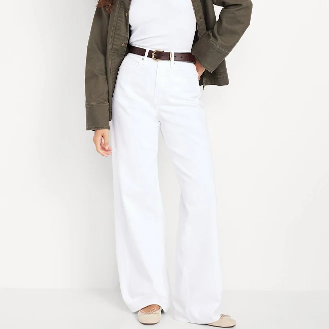 jeans Old Navy Women's Extra High-Waisted Wide-Leg Jeans Old Navy $22.49