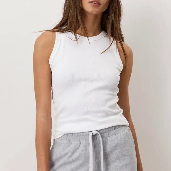 top Pact Women's Organic Cotton Perfect Rib Layering Tank Macy's $23.8