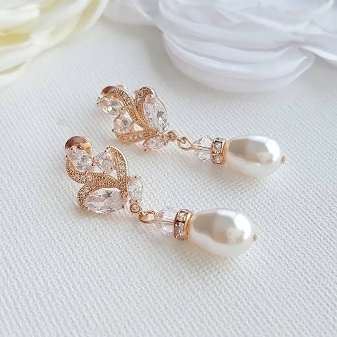 accessory Pearl Drop Earrings Poetry Designs $54.6