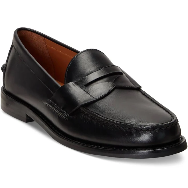 shoes Polo Ralph Lauren Men's Alston Leather Penny Loafers Macy's $124.6
