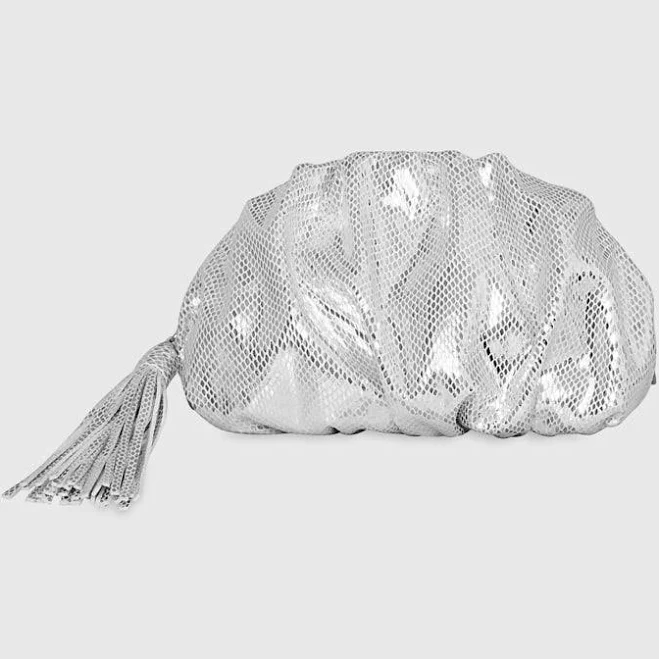 bag Rebecca Minkoff Women's Ruched Metallic Clutch Rebecca Minkoff $98
