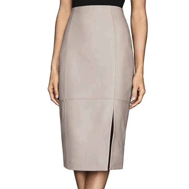 skirt Reiss Grace Leather Pencil Skirt Poshmark $100