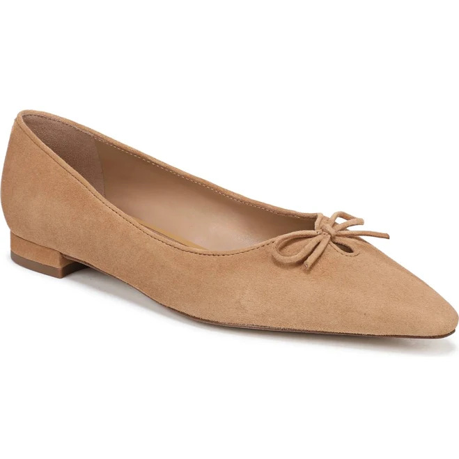 shoes Sam Edelman Women's Esmira Pointed Toe Suede Ballet Flats Macy's $98
