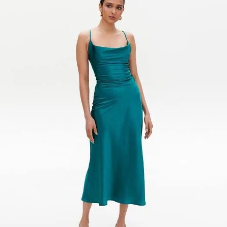 dress Silk Cowl Neck Slip Dress Etsy - Seller $142.51