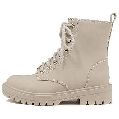 shoes Soda Firm Women Lace-Up Combat Ankle Bootie with Side Zipper Target $27.95