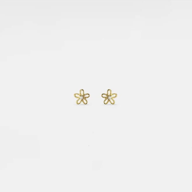 accessory Tiny Small Openwork Flower Stud Earrings Perimade & Co. $15.95