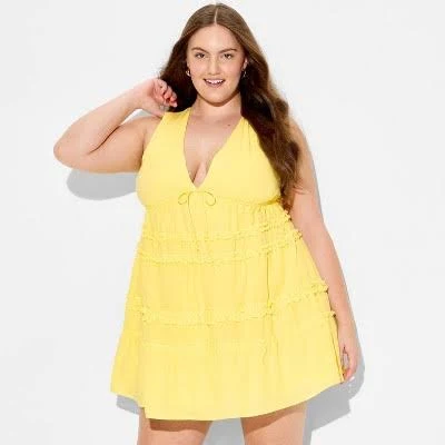 dress Wild Fable Women's Mini Tiered Ruffle Babydoll Dress Target $30