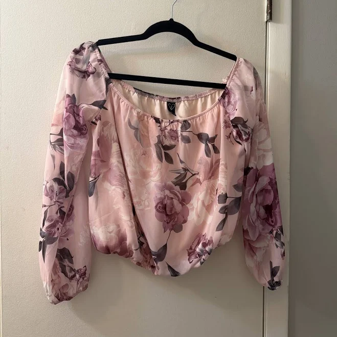 top Windsor Off-Shoulder Floral Peasant Blouse Poshmark $20