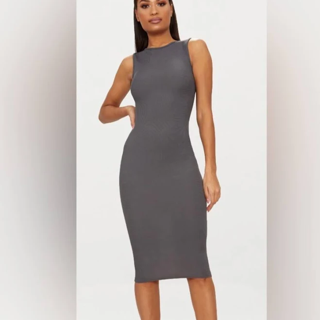 dress Women's Ribbed Midi Dress Poshmark $12
