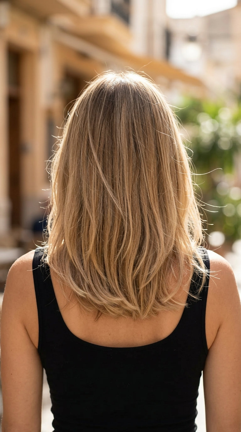 short clipper fade honey blonde with golden beige root smudge, seamless blend — relaxed daily wear