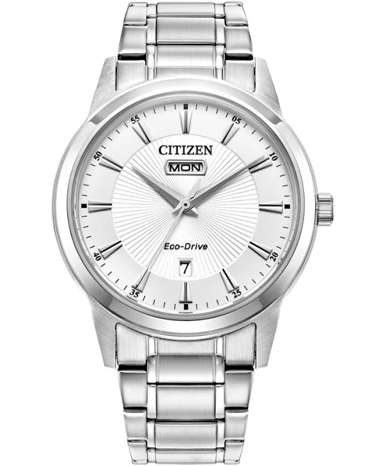 Citizen Men's Eco-Drive Classic Stainless Steel Watch Aw0100-51a