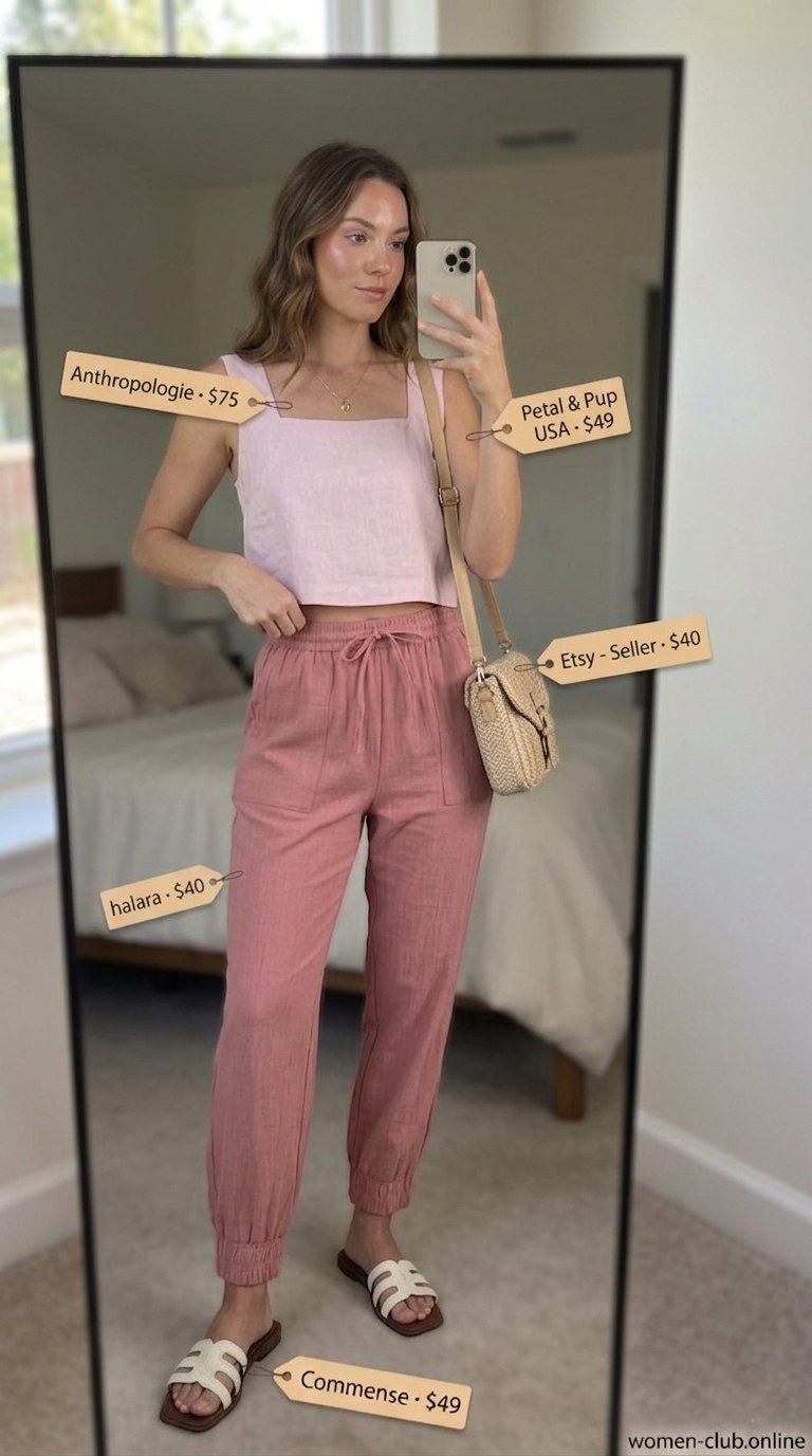 18 Chic Summer Jogger Pants Outfits for Women 2026 You'll Actually Want to Wear