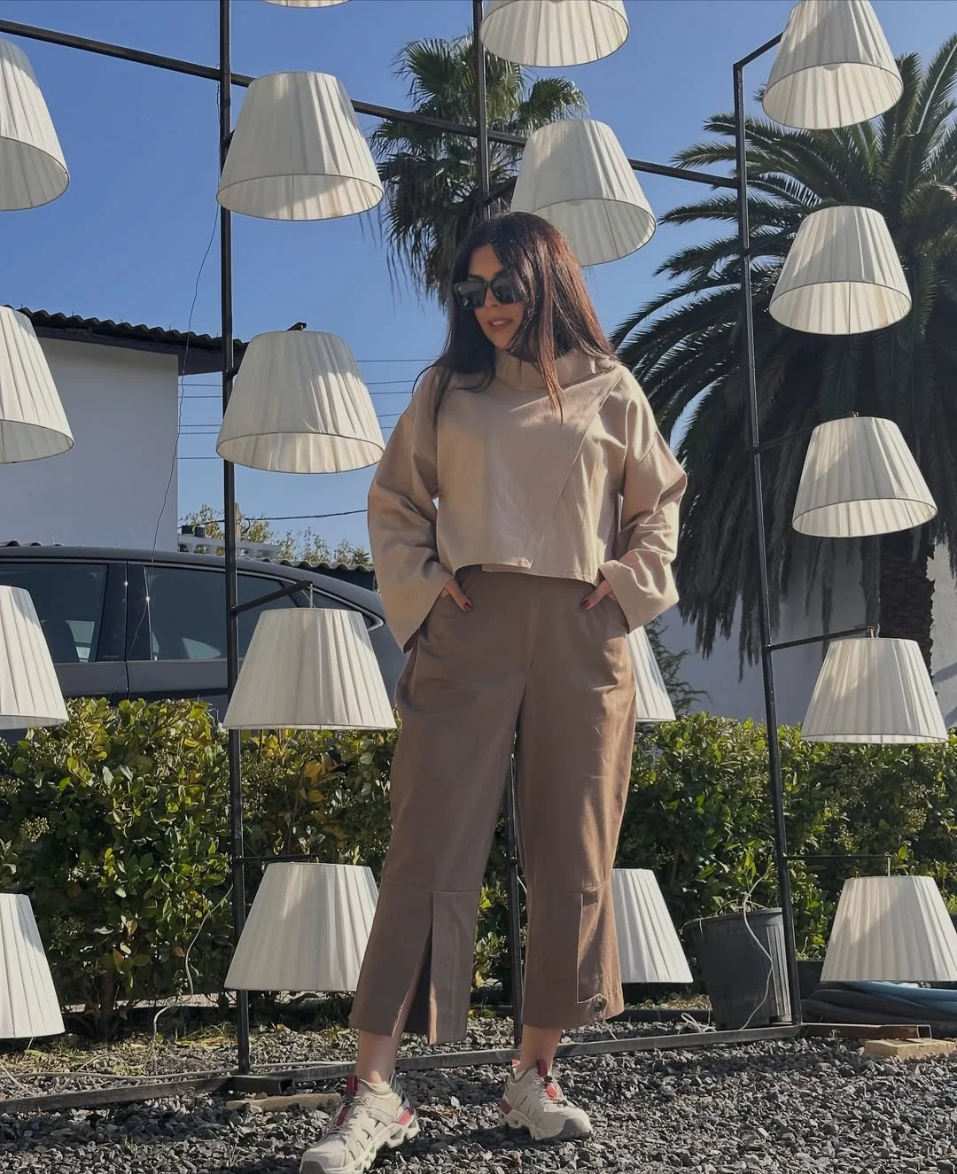 all pants outfits for women 2026 Soft Khaki Lounge Styling With Minimalist Comfort