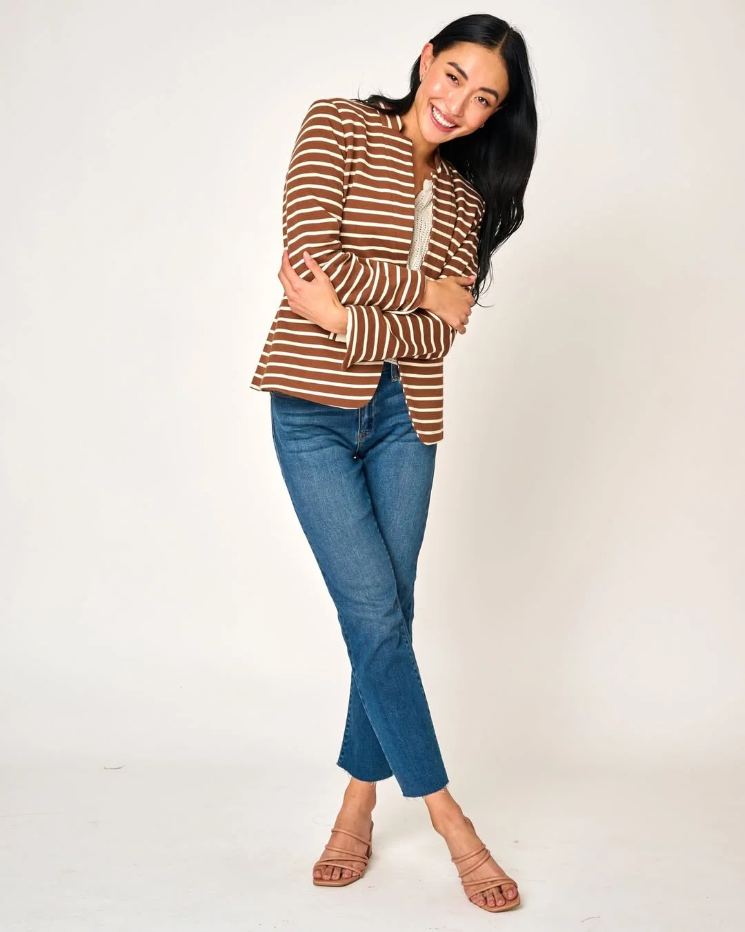 back to school outfits 2026 Classic Stripes And Blue Jeans That Never Go Out Of Style