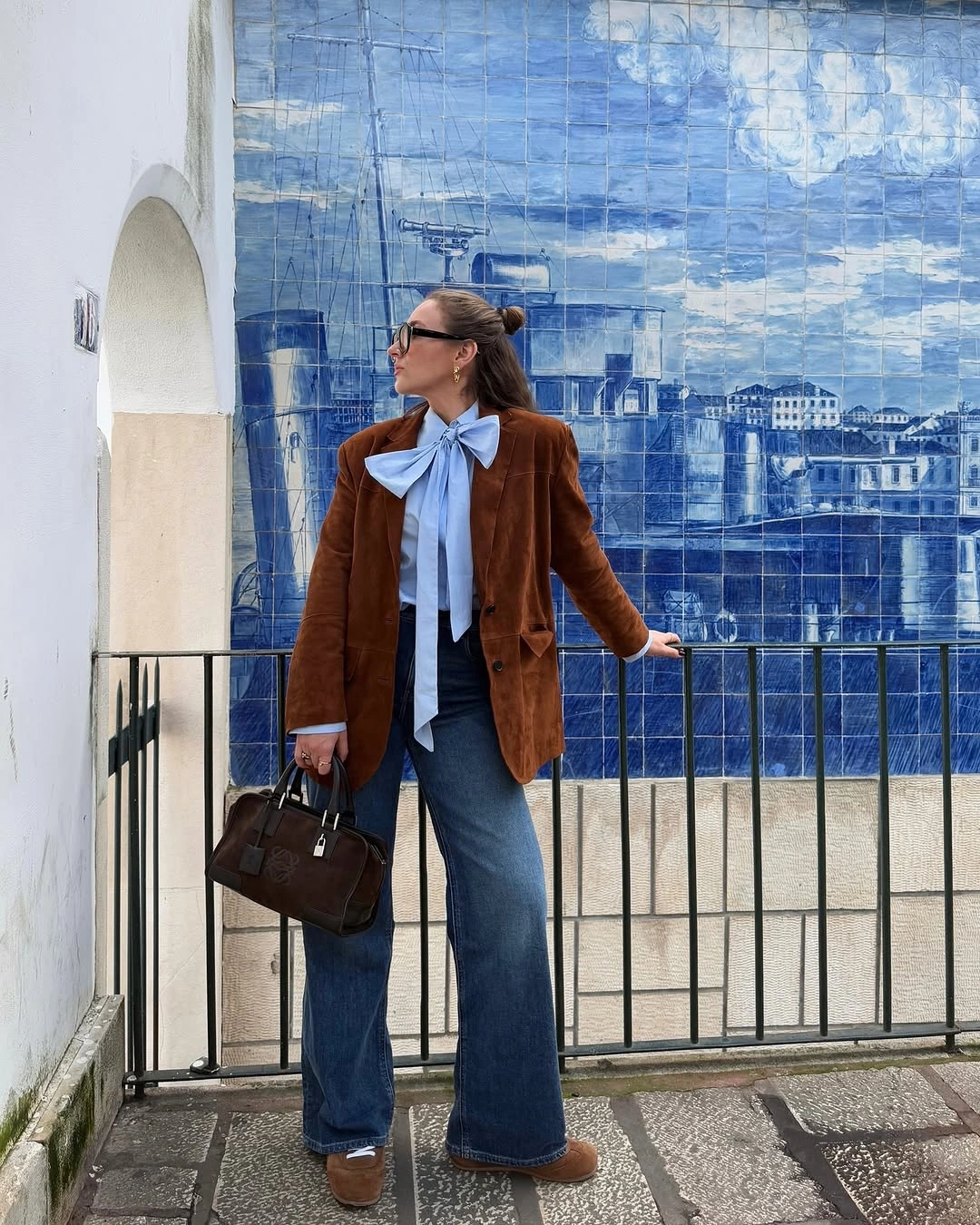 boho chic fall outfits 2026 Tailored Boho for Creative Office Days