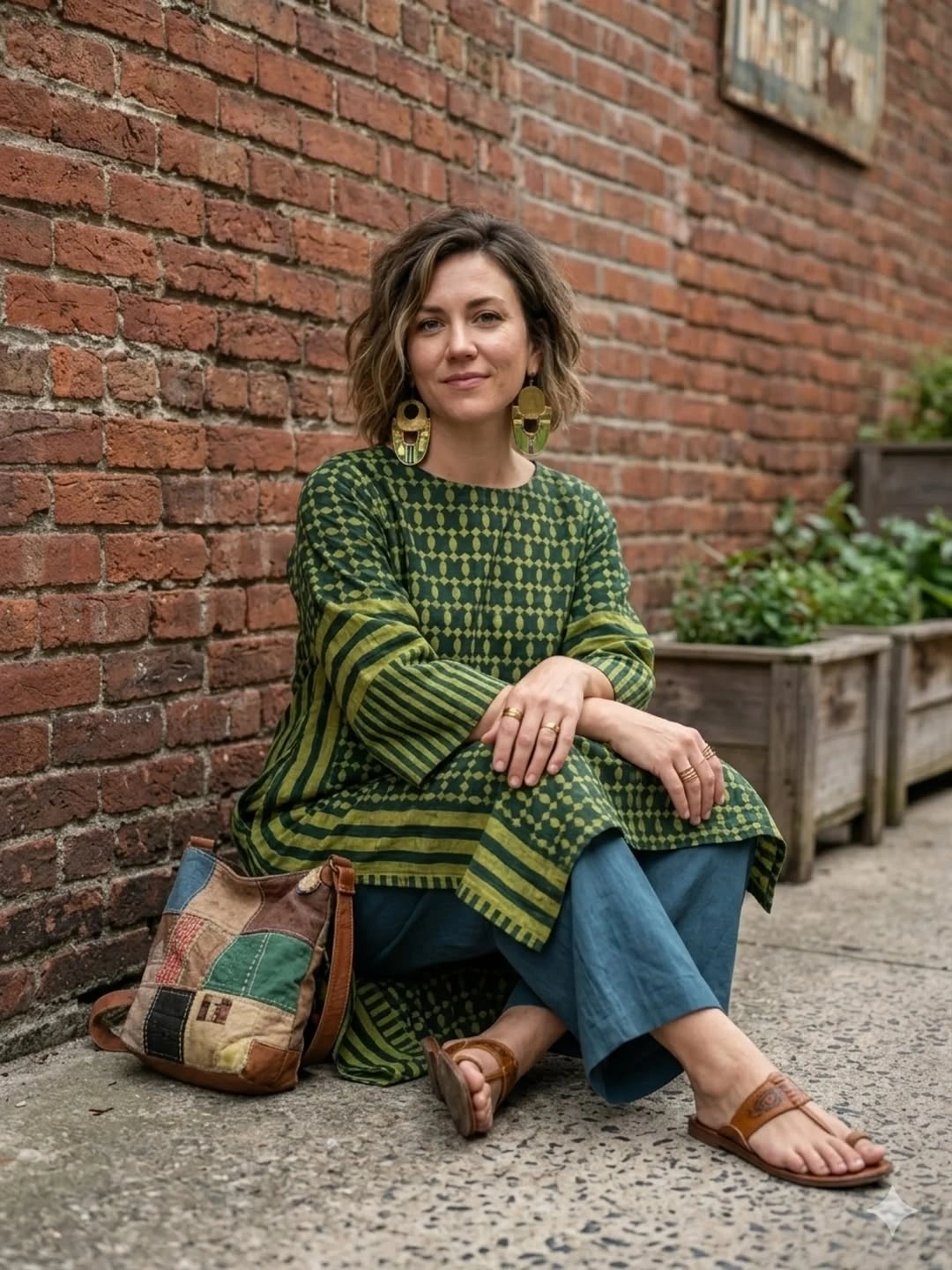 boho chic fall outfits 2026 Earthy Artisan Layers for Everyday Boho Living