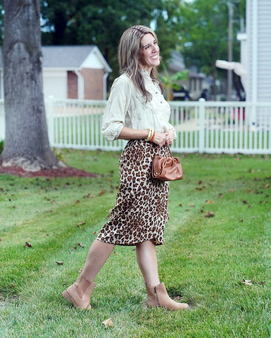 boho chic fall outfits 2026 Animal Prints with Soft Romantic Details