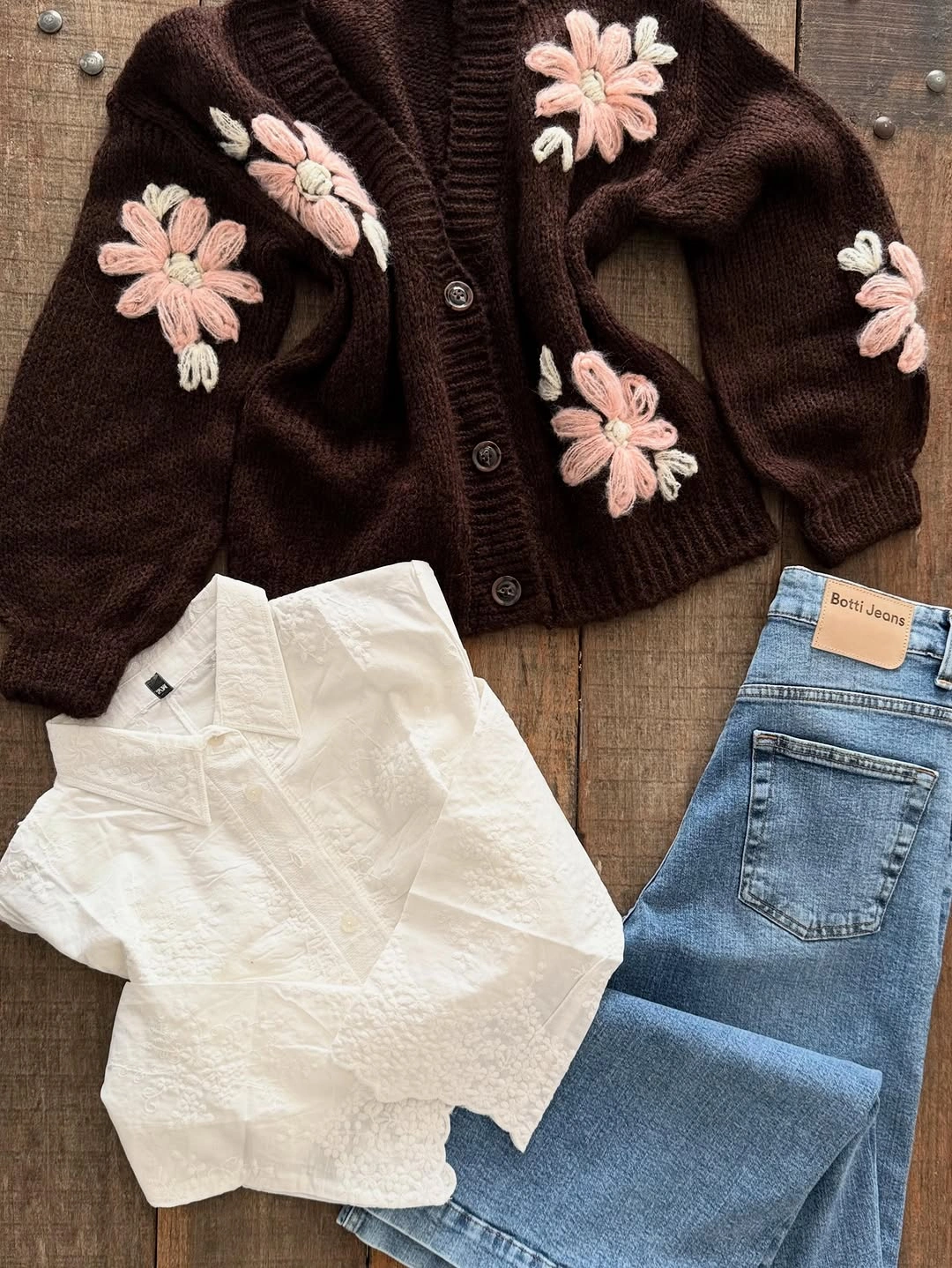 boho chic fall outfits 2026 Floral Cardigans That Refresh Everyday Denim