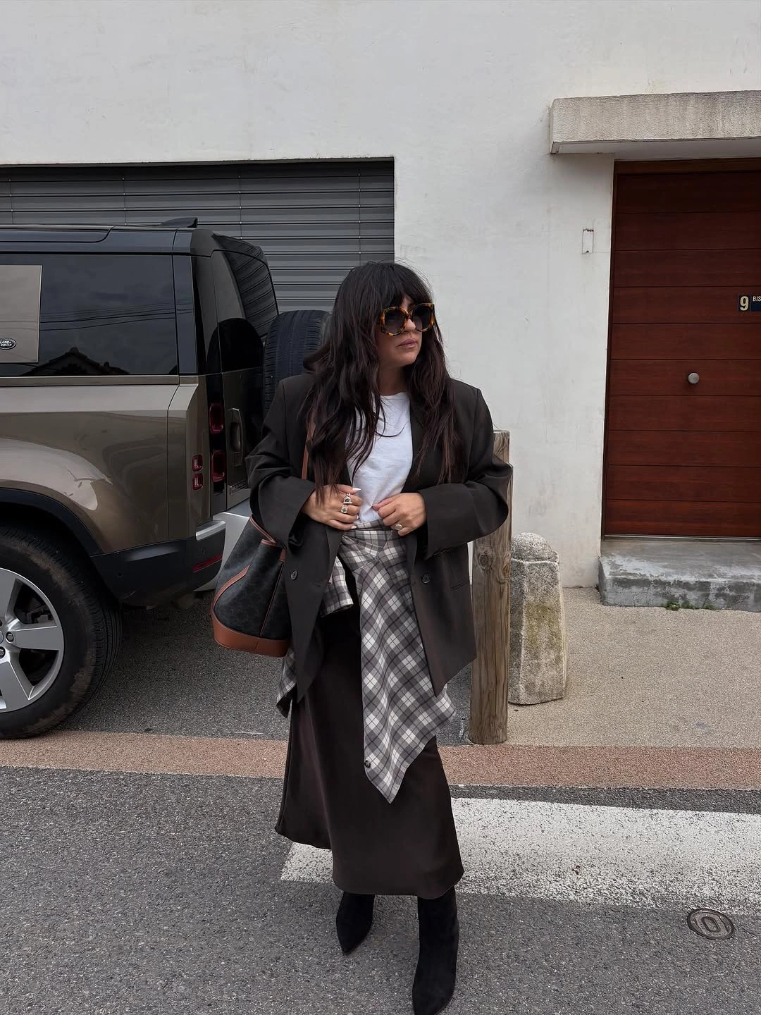 cozy & chic autumn outfits for women 2026 Modern Tailoring With Plaid Accents for Everyday Style
