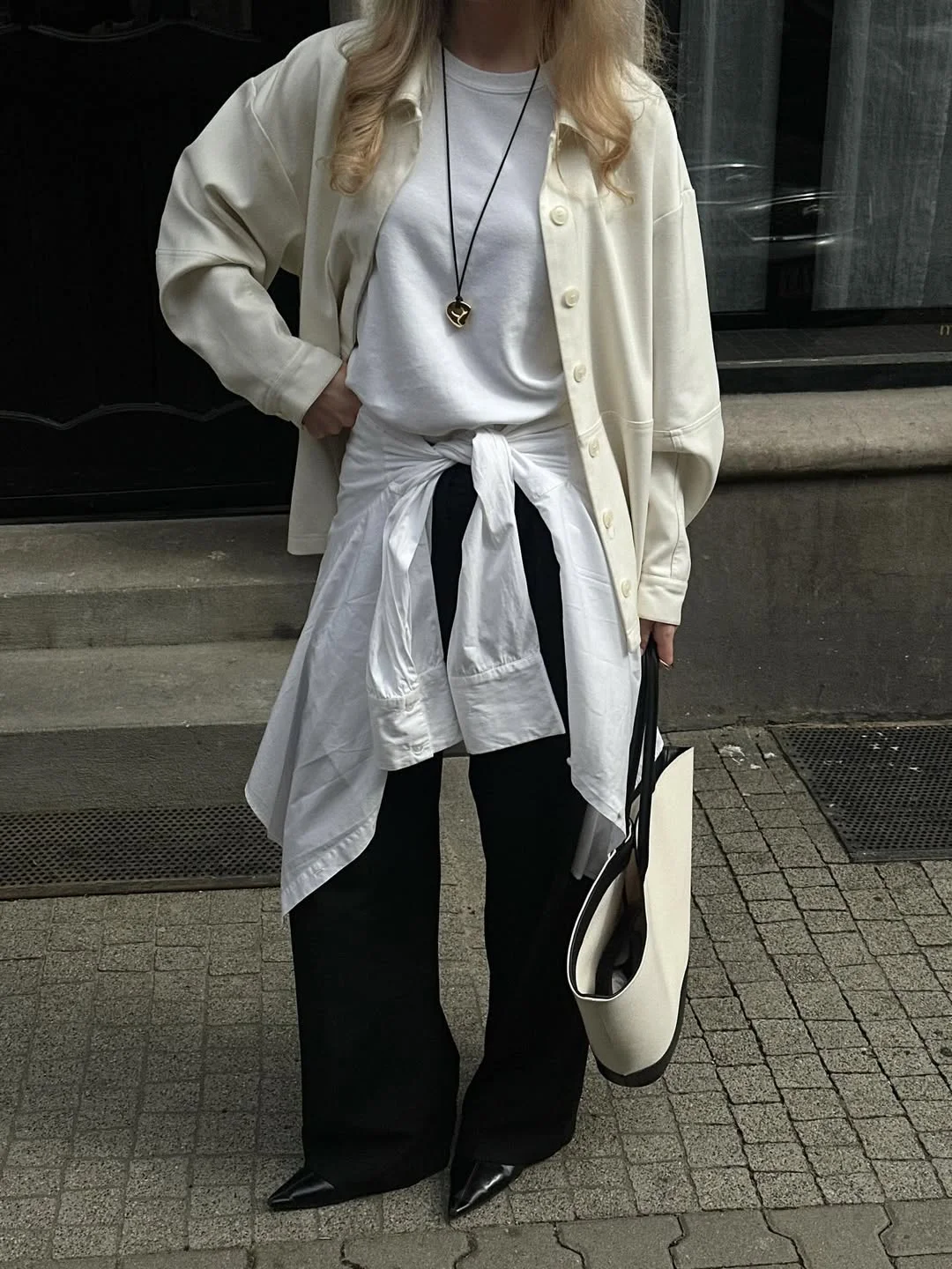 cozy chic fall outfits for 2026 Black and White Separates That Never Go Out of Style