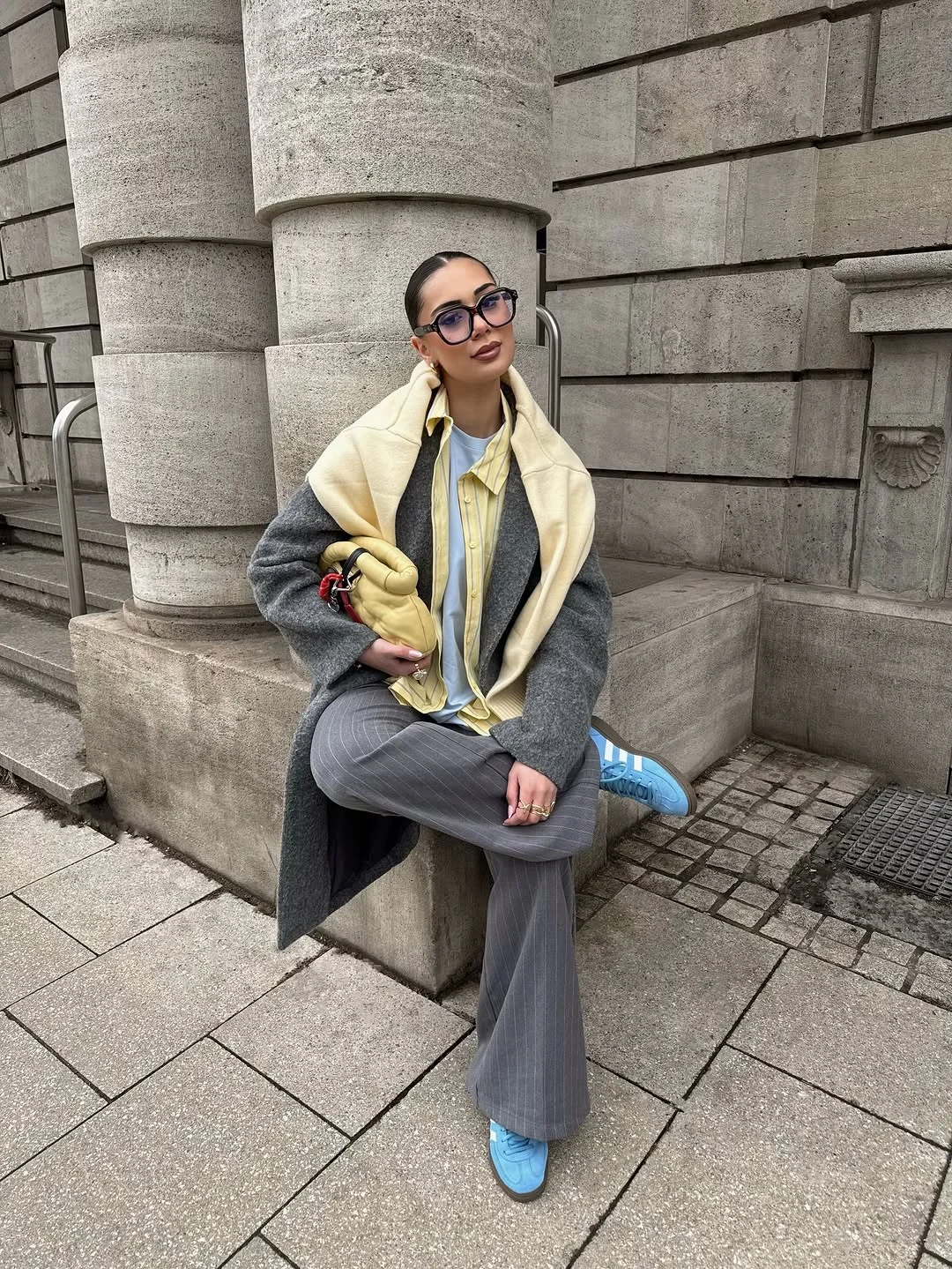 cute fall outfits docs 2026 Unexpected Color Layering Makes Everyday Tailoring Feel Fresh