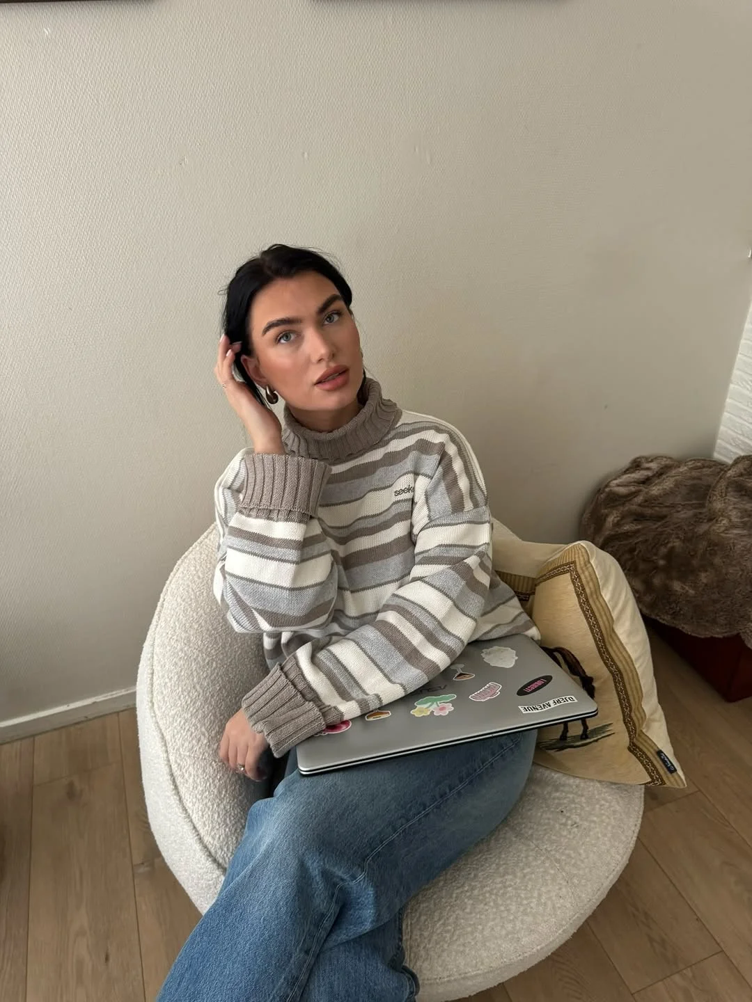 cute fall outfits docs 2026 A Striped Knit Sweater Is the Kind of Basic That Never Feels Basic