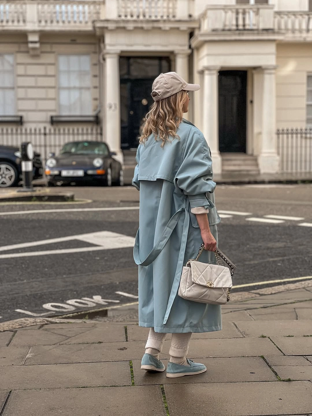 early fall outfits 2026 Powder Blue Layers That Brighten Cool September Days