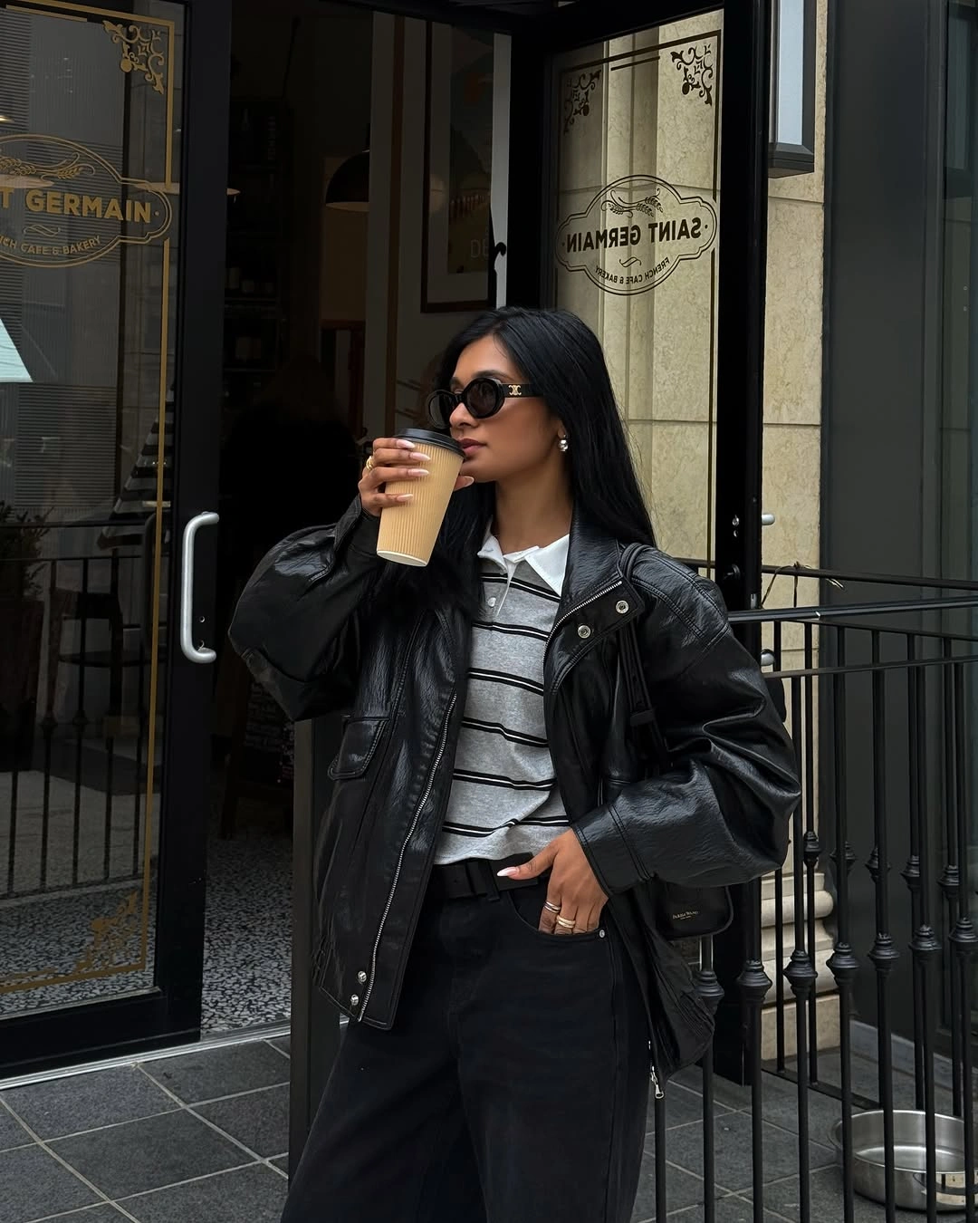 early fall outfits 2026 Leather Layers That Turn Everyday Basics Into Street Style