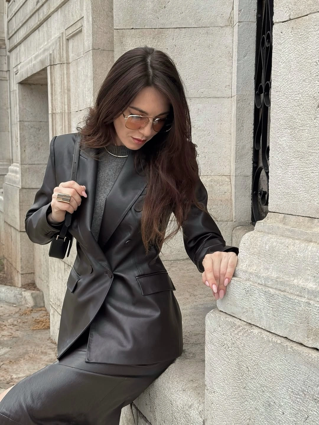 early fall outfits 2026 Modern Leather Tailoring With Minimalist Confidence