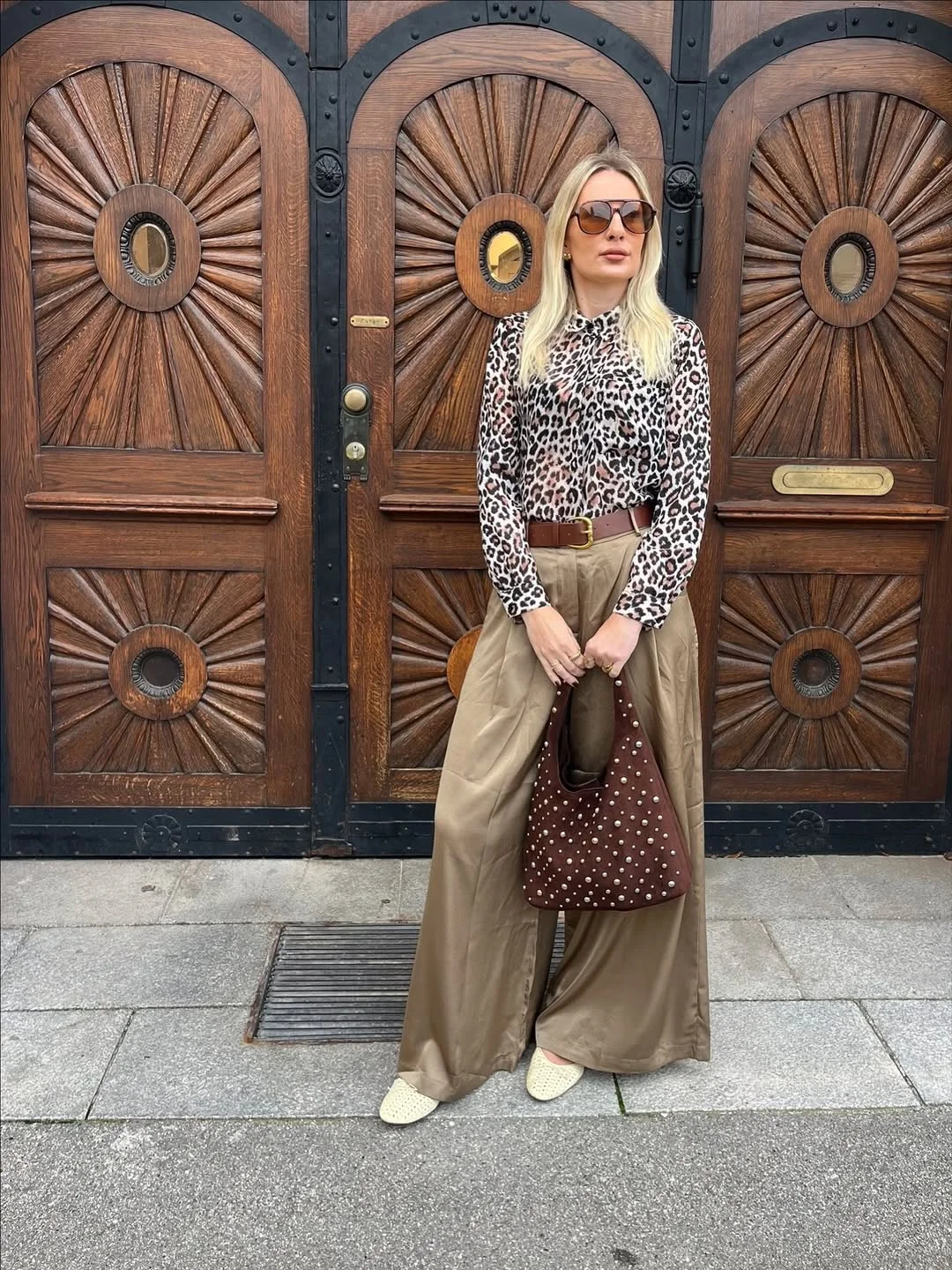 Early fall outfits ideas 2026 Leopard Prints Styled The Grown-Up Way