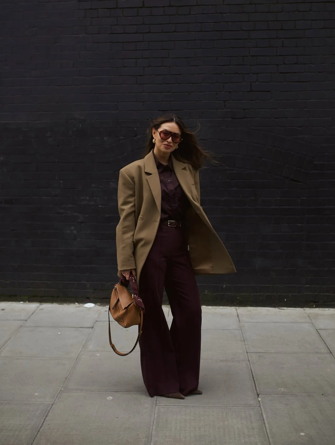 elegant fall office outfits 2026 The Burgundy Monochrome Look That Dominates Fall 2026