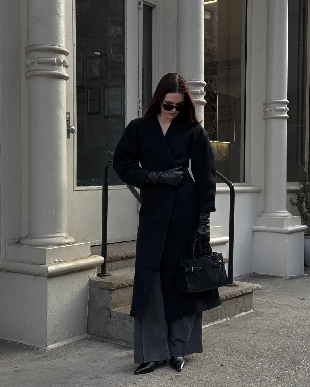 elegant fall office outfits 2026 The Dark Minimalist Look for Quiet Luxury Dressing