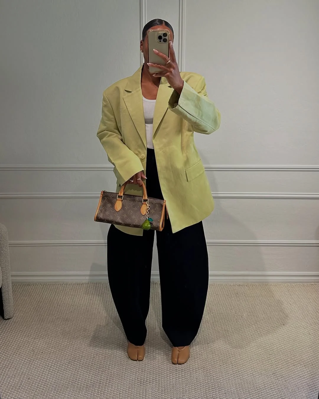 Fall blazer outfit inspo 2026 Butter Yellow Oversized Blazer for a Softer Fall Palette