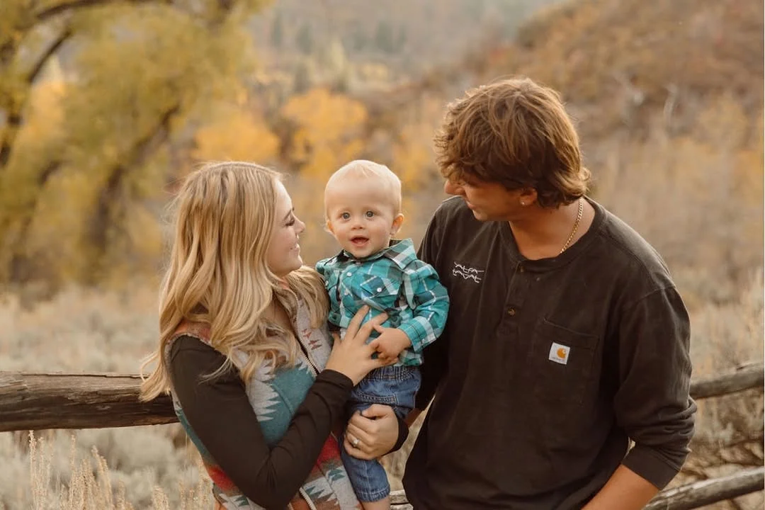 fall family picture outfits 2026 Green Plaid and Rustic Layers for Autumn Charm