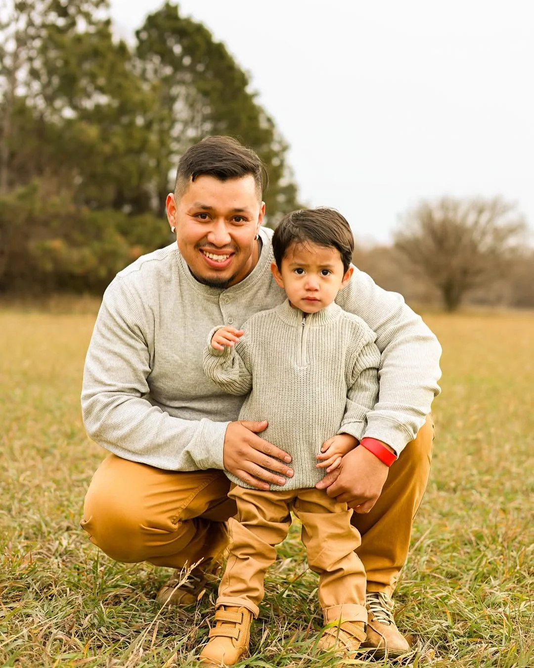 fall family picture outfits 2026 Cozy Knit Layers in Soft Neutral Shades