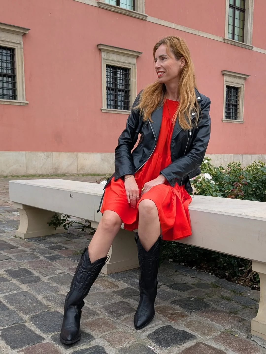 fall fashion women over 40 2026 Bold Red Dresses Bring Energy Into Fall
