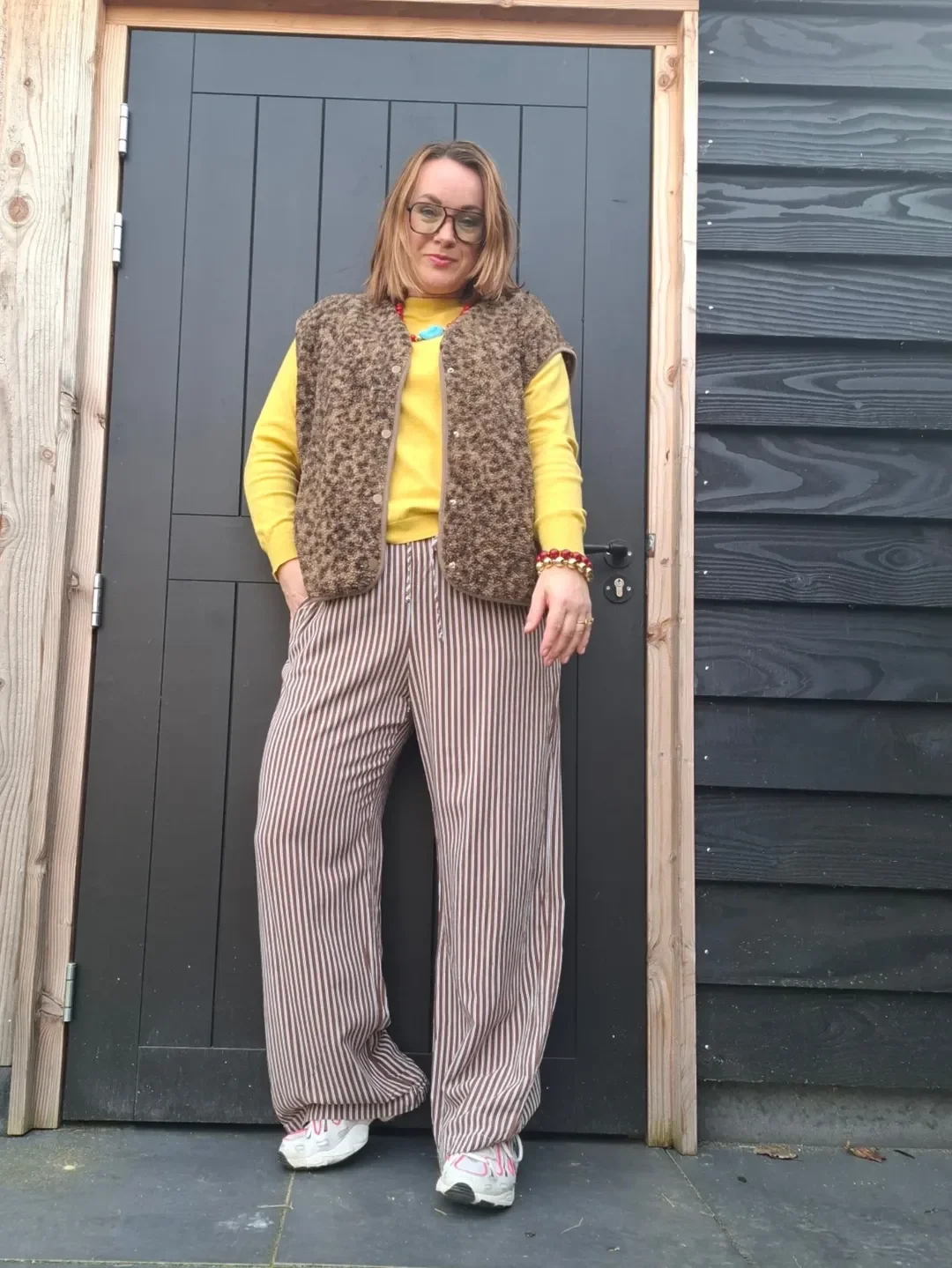 fall fashion women over 40 2026 Playful Texture and Color for Casual Autumn Days