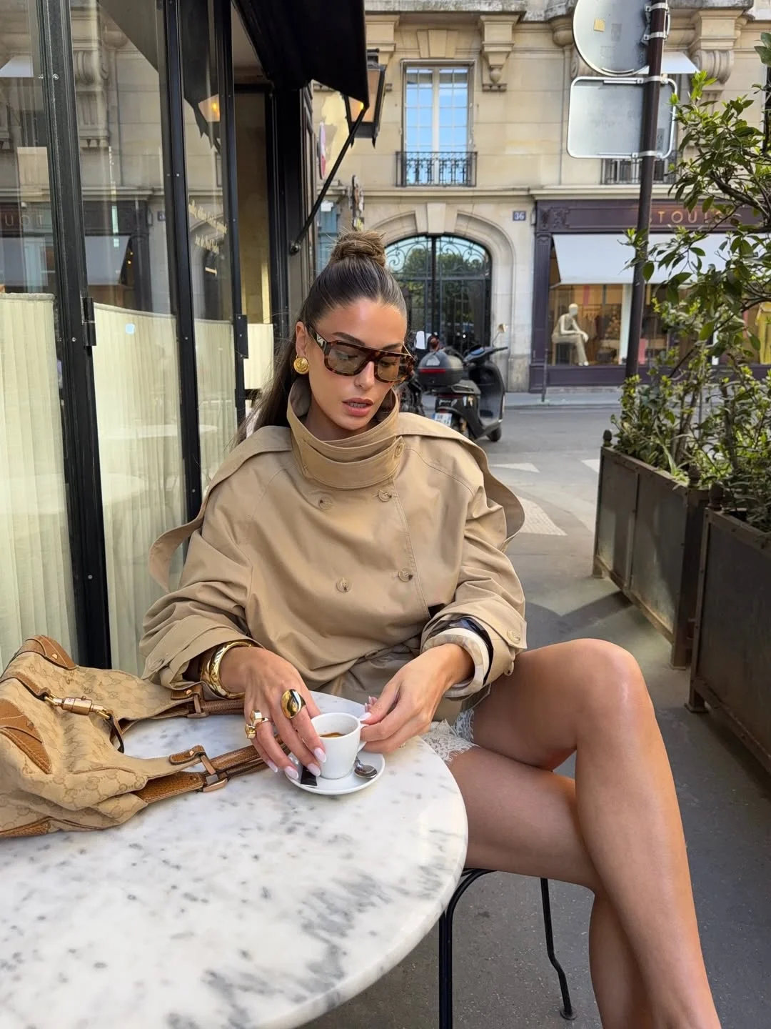 fall fashion inspiration 2026 Paris Cafe Style With A Modern Trench Revival