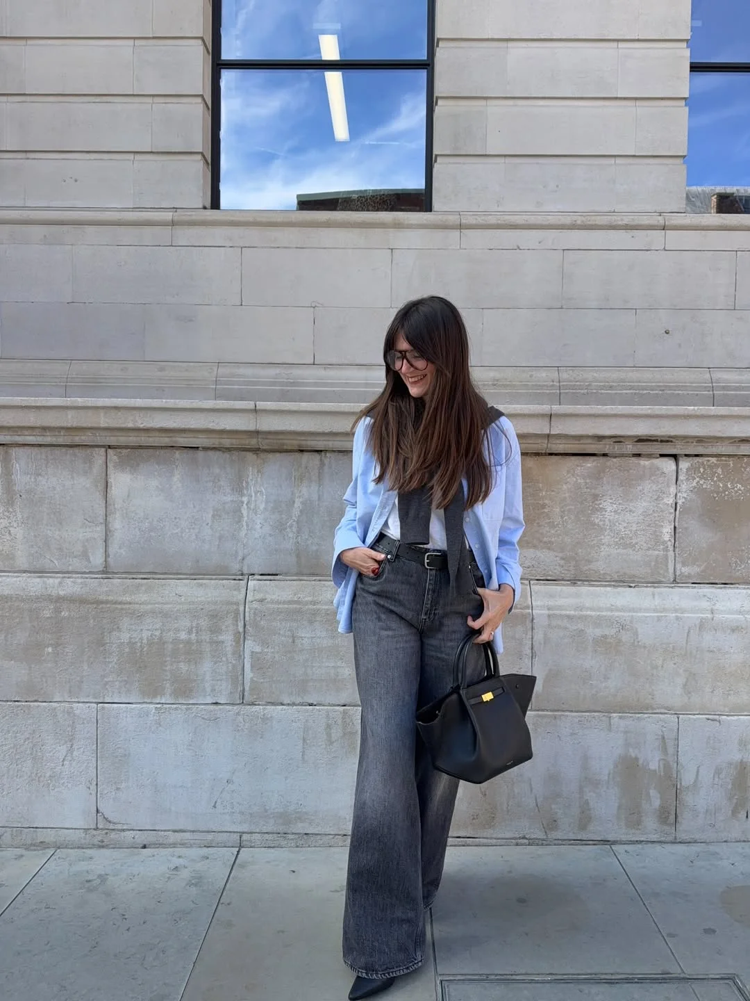 fall fashion inspiration 2026 Soft Tailoring And Grey Denim For Quiet Luxury Energy