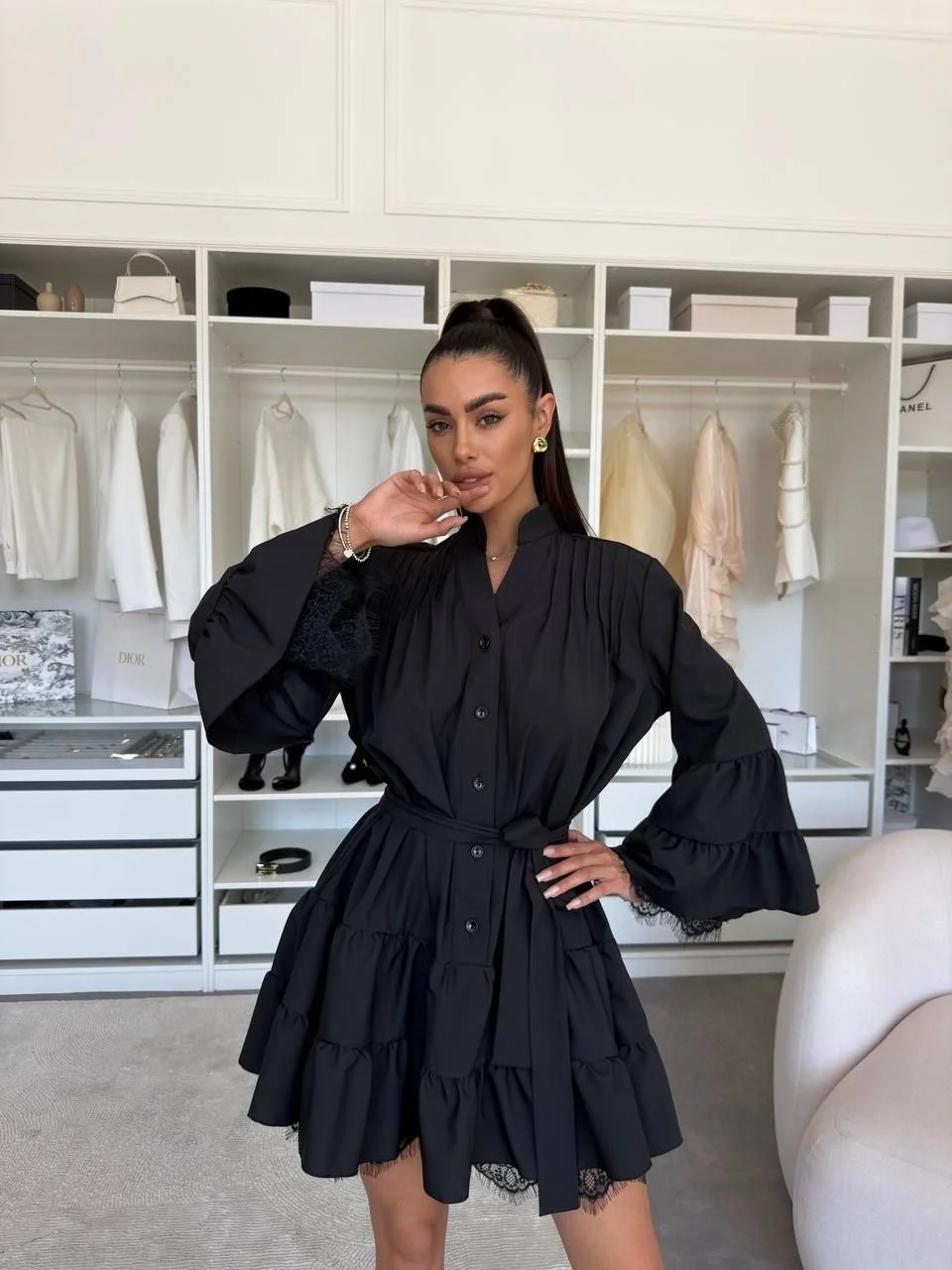 fall office outfits for women 2026 Elegant Black Dress Styling for the Modern Office