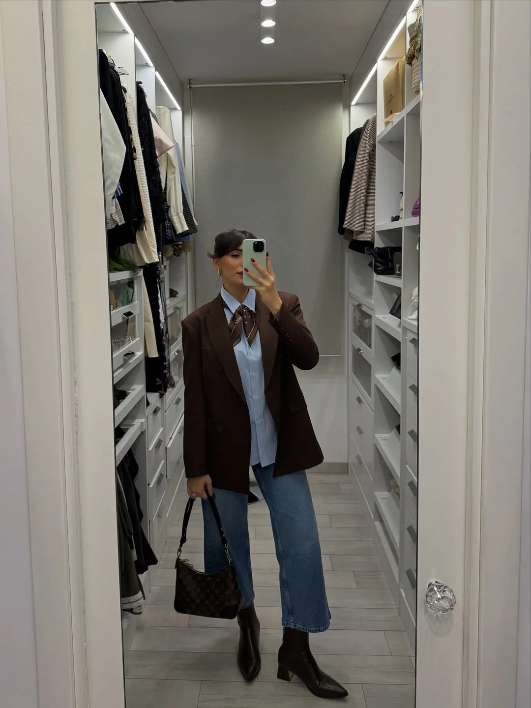 fall office outfits for women 2026 Relaxed Denim With Executive Confidence