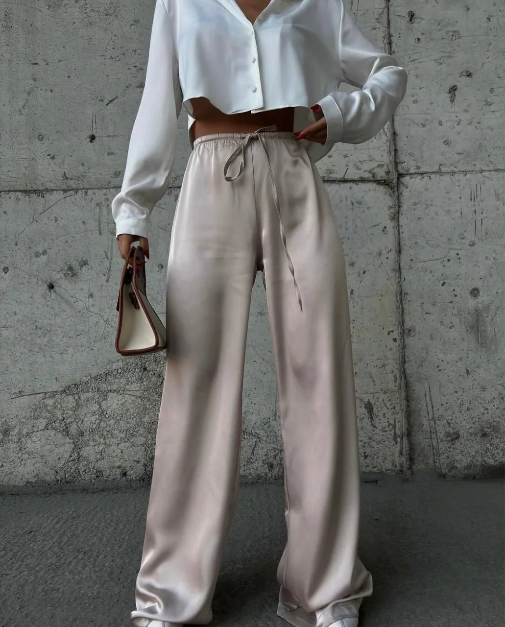 fall outfits for big busted women 2026 Soft Satin Separates for Elegant Evening Style