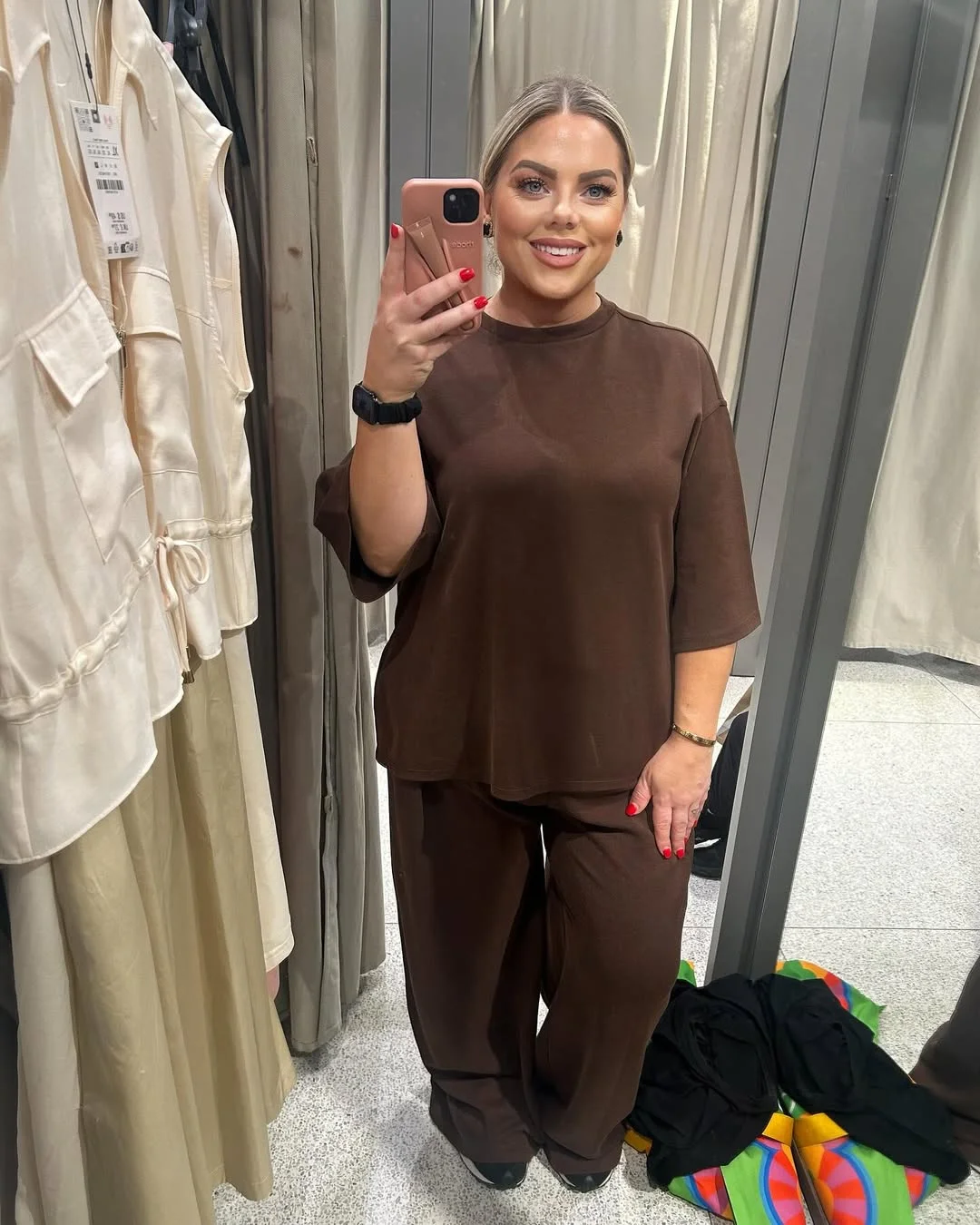 fall outfits for plus size women The Chocolate Brown Set That Makes Minimalism Feel Luxurious